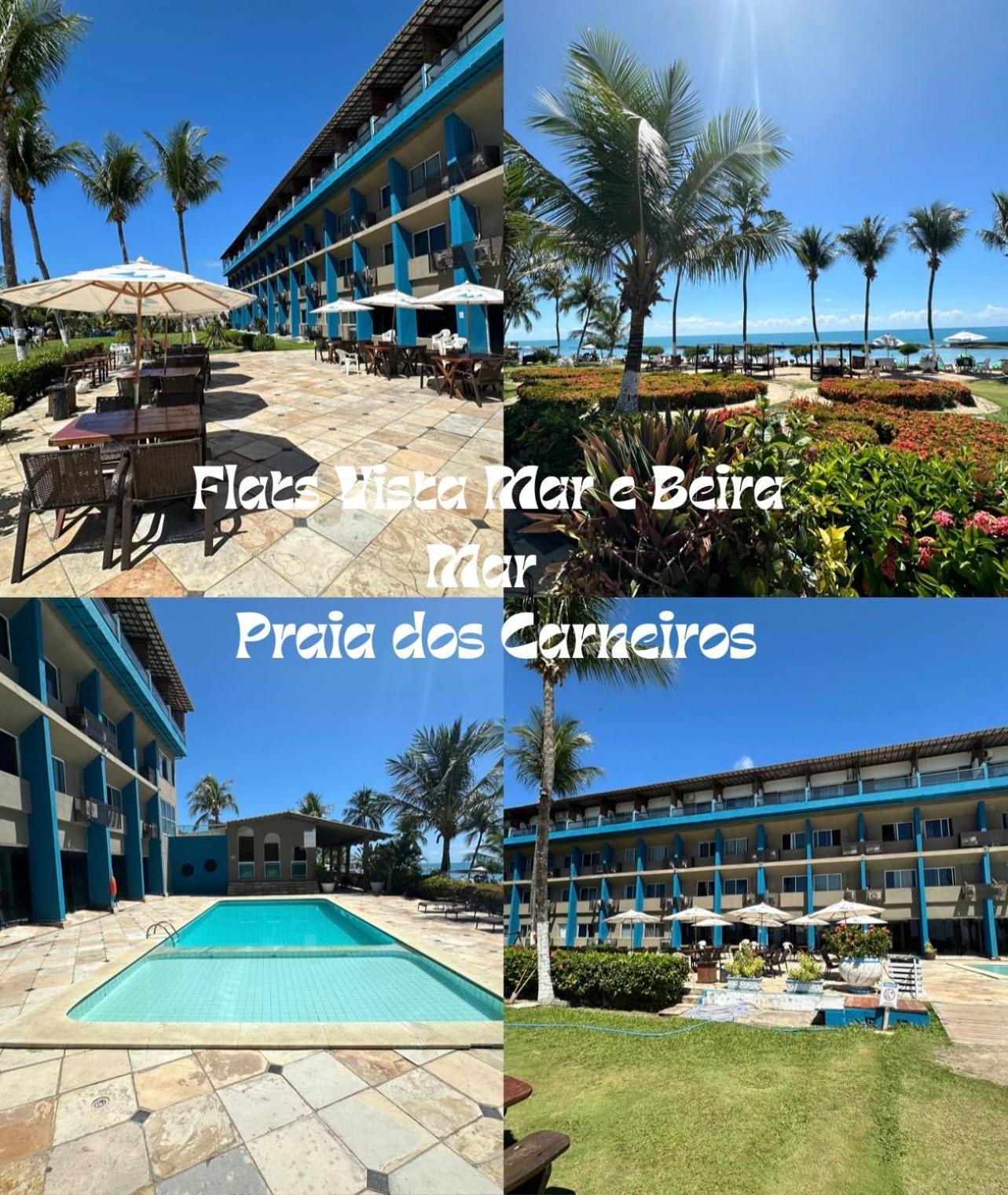 Flats Vista Mar E Frente Mar Na Praia Dos Carneiros Eksteriør billede